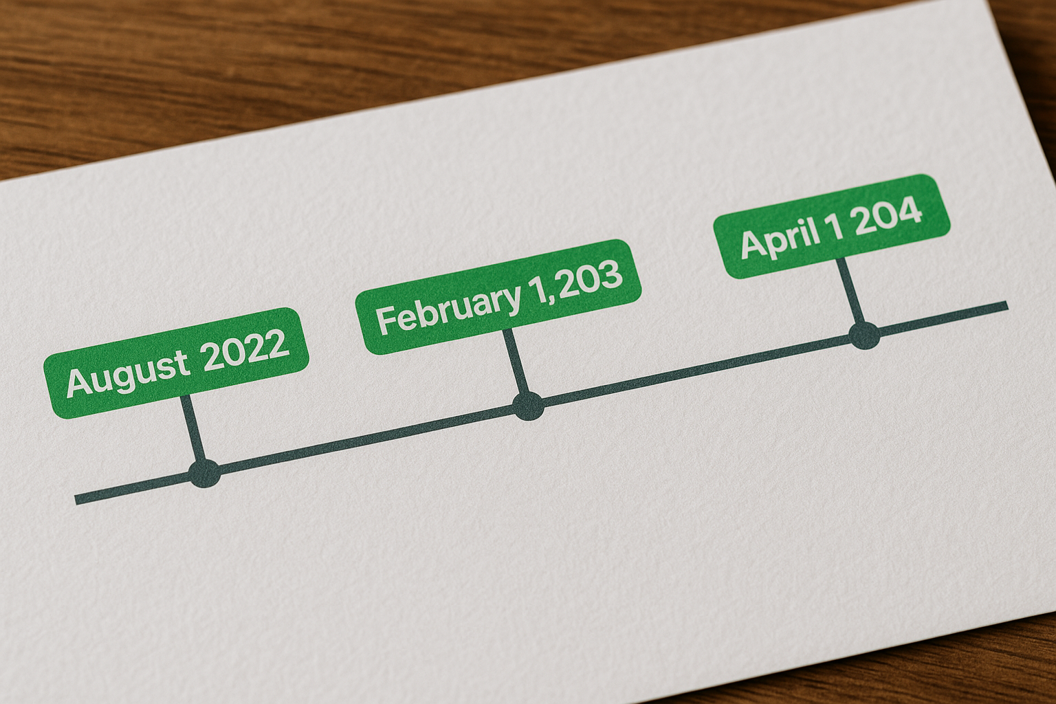 Linha do tempo ilustrando mudanças nas políticas da API do WhatsApp Business.